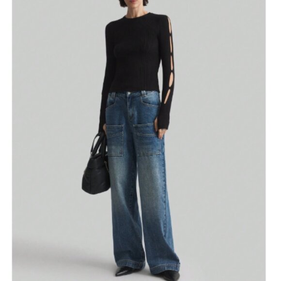 NEW Straight Leg Medium Wash Jeans Size 26, 6, small - Picture 3 of 11